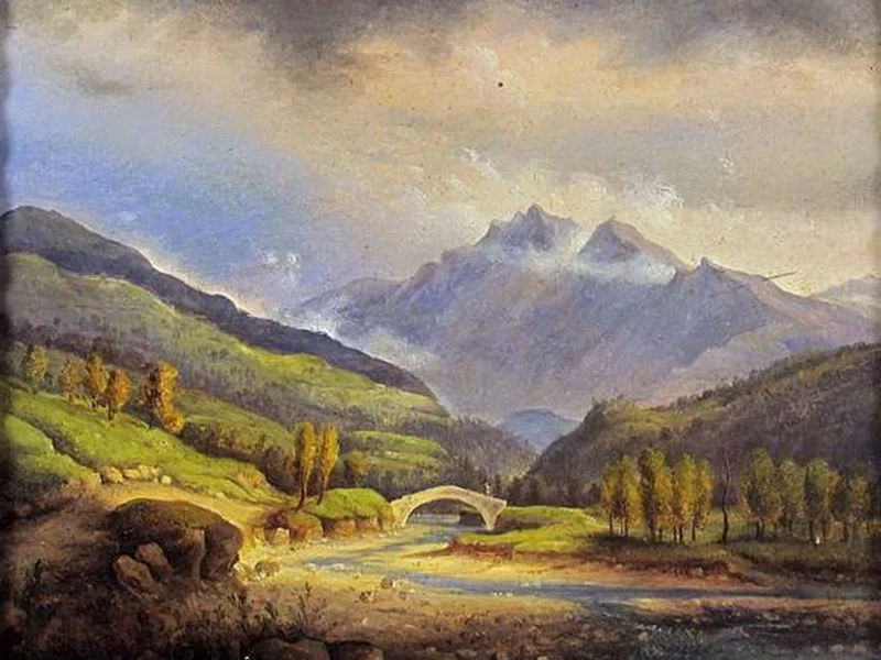  28-Veduta in montagna 